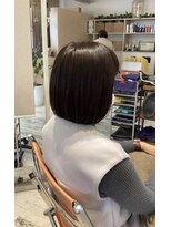 アシャ ヘアー ソリューション 神戸店(asha hair solution)&nbsp;ミルクティーブロンド/ダークブルー/デジタルパーマ/摂津本山