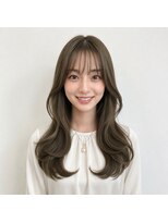 チャチャブラン(cha-cha Blanc)&nbsp;大人可愛いくびれロング×オリーブブラウン