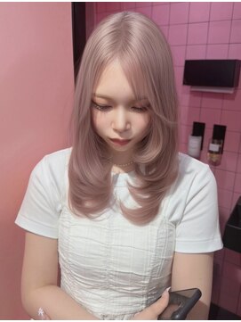 メルトトウキョウ(melt.tokyo) インナーカラー/トリートメント/デザインカラー/ペールピンク