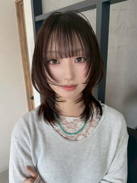 エトワ 中央店(etoi) 大分韓国かき上げレイヤーカット大人レイヤー顔まわりレイヤー