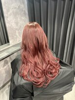 ネームレス 心斎橋(nameless)&nbsp;ローズピンク 艶ロング 巻き髪