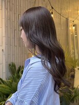 ヘアプレイスソル (HAIR PLACE SoL)&nbsp;透明感ダークグレージュ/レイヤーカット/ロング