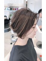 カイム ヘアー(Keim hair)&nbsp;くびれボブ/ひし形シルエット/丸みショート/20代30代40代50代