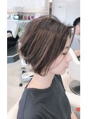 くびれボブ/ひし形シルエット/丸みショート/20代30代40代50代
