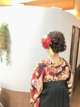 サロンド クラフト(salon de craft) 【卒業式】袴お着付け&ヘアセット