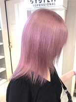 ベレーザ 渋谷(BELEZA)&nbsp;ツヤ透明感ペールピンク×レイヤーカット