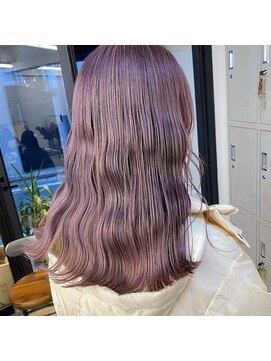 色落ちピンクパープルカラー L フラム Flamme のヘアカタログ ホットペッパービューティー