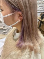 ヘアアンドメイク オプシス(Hair&Make OPSIS) 人気のイヤリングカラー（ラベンダー）＆　ハイトーンベージュ☆