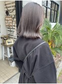 【松本咲花】秋カラーラベンダーグレージュ/透明感ダブルカラー