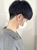 美容室 ルアル 市原市八幡宿店(Luar)&nbsp;刈り上げマッシュ×ブルーブラック〇