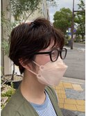 20代、30代、40代大人気!ニュアンスパーマショート