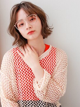 フェリアあべの(FERIA) 【大阪/天王寺】くびれボブ×ベージュカラー