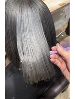 エヌプラス(N+)&nbsp;くびれヘアアプリコットオレンジ夏ハイライトカラー