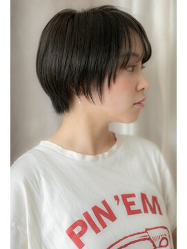 カバーヘア イヴ 戸頭店(COVER HAIR EVE) シースルーバングうる艶髪黒髪マッシュヘアーZ戸頭10代20代30代