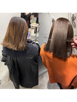 シア(sia) 髪質改善カラー　グレージュ