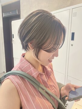 リミットバイアフィナー 大宮店(limit by Afinar) チークバングがかわいい◎丸みショート