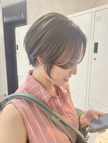 リミットバイアフィナー 大宮店(limit by Afinar) チークバングがかわいい◎丸みショート