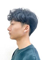 黄ぐまくん美容室 メンズ ツーブロック