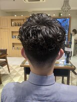 リボーン ビューティー リゾート 松戸店(re-born Beauty Resort) アッシュブラックベリーショートウルフカルマパーマ