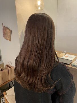 シー 岡崎(,SHE) 切りっぱなしボブ/エアリーロング/美髪/ピンクブラウン/岡崎