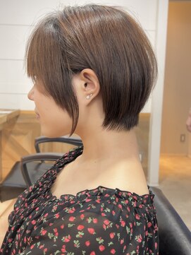 ビュー フクオカ(VIEW FUKUOKA) 大人似合わせ30代40代50代イメチェンショート×ネビージュカラー