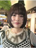 大人ボブミニボブショートボブレイヤーボブ前下がりショートボブ