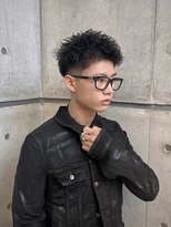 オーシャントーキョー ホワイト 原宿(OCEAN TOKYO WHITE)&nbsp;スパイキーショート短髪アップバングフェザーショート