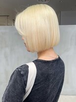 アルバム 渋谷パルコ(ALBUM)&nbsp;ボブハイトーンブロンドブリーチミルクティー_ba530971