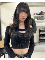 ラキングキョウト(LA KING KYOTO)&nbsp;10代20代30代40代ザクザクレイヤーインナーカラー艶髪