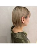 【&ONE　自由が丘】ミニボブ×ミルクティーベージュ