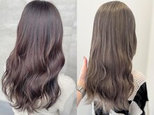 ダメージレス×艶カラーの新常識！高濃度水素カラーで、染めるたび髪がキレイに♪