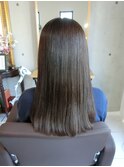 ナチュラルロング　アッシュグレージュ