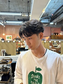 チャプター 問屋町(chapter) フェザーパーマニュアンスパーマケアパーマ眉毛カット