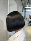 ダメージレス縮毛矯正×ボブ