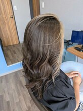 ルオム(LUOMU) 顔周り白髪が多い方に【フェイスフレーミングハイライト】