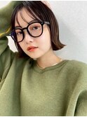 オリーブグレー/韓国風巻き/レイヤーカット/マロンベージュ/新宿