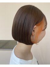 スーリール 久留米花畑店(Sourire) インナーカラー、デザインカラー