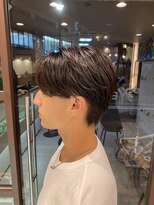 イエローコーン 金沢文庫店(YELLOW CORN)&nbsp;センターパート/ニュアンスパーマ/マッシュ/韓国ヘア