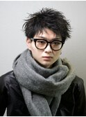 スウィングショート　アップバング　スパイキーショート