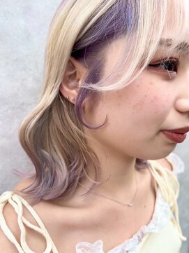 ブリックバイブレイス 千葉 千葉中央(brick by brace) 千葉駅/着物ヘア/大人ガーリー/ダークアッシュ/似合わせカット