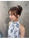《ヘアセット＋フルメイク》