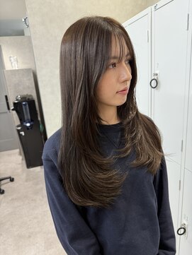 フォト 武蔵小杉(foto) ロングレイヤー/レイヤーカット/顔まわりレイヤ-