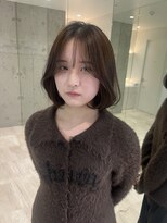 ロンドルピナス 小倉(Lond Lupinus) ミディアムレイヤーカット/似合わせカット/大人ガーリー/20代