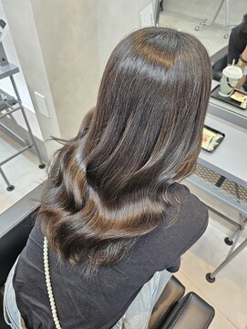 ソワン ドゥ ブレス 今里店(soin de brace) 《寺西紗友望》髪質改善カラー×グレージュ