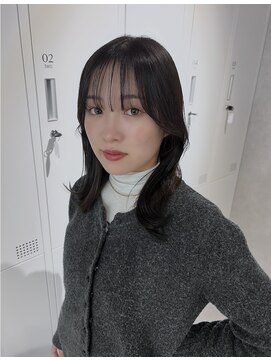 ジゼル 梅田(GiseL) 透明感カラー、顔周りカット