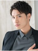 七三分けかき上げビジカジ就活リクルートヘアクロップk仙台