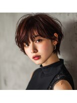 アンサ 伏見桃山店(ANSA)&nbsp;色気×透け感 前髪ありショート