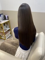 シュヴーブリヤン(cheveux brillants)&nbsp;【美髪縮毛矯正で再現性◎艶髪】顔まわりカットストレートロング