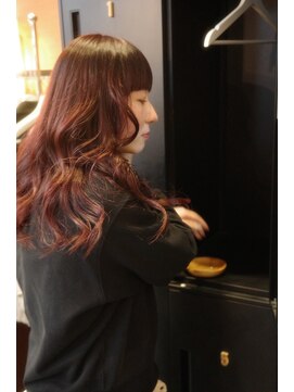 チャプター 問屋町(chapter) 髪質改善ワインレッド深みブラウンチョコレートブラウン韓国ヘア