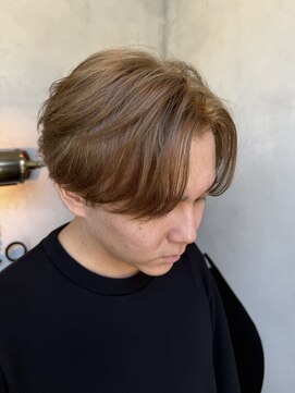 メンズココ 清澄白河店(MENS COCO) 毛流れセンターパートニュアンスパーマ毛流れスタイル